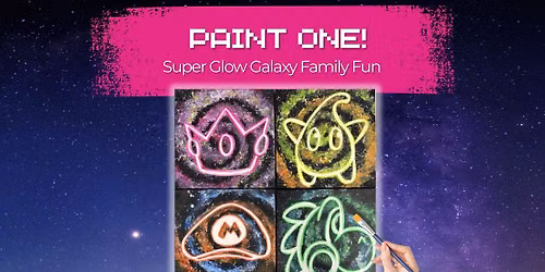 Paint One! Super Glow Galaxy Family Fun