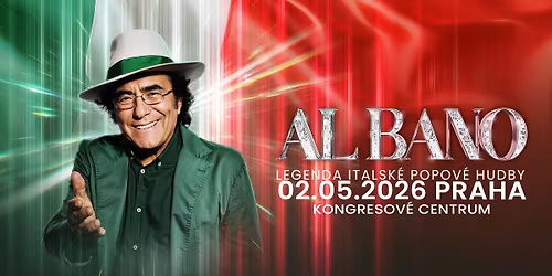 AL BANO - Italsk\u00e1 legenda v Praze!