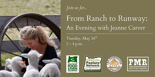 From Ranch to Runway: An Evening with Jeanne Carver