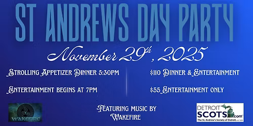 St. Andrew's Day Party