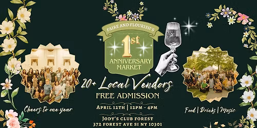 Faire & Flourish\u2019s 1 Year Anniversary Market