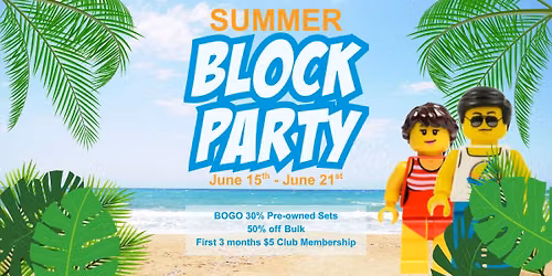 Summer Block Party Sale