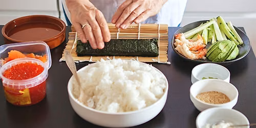 Sushi Making class at Selo Cafe