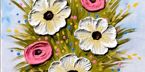 Dimensional Floral Bouquet at Fricker's Troy!!