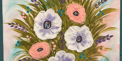 Dimensional Floral Bouquet at Fricker's Troy!! Pick your own colors!!