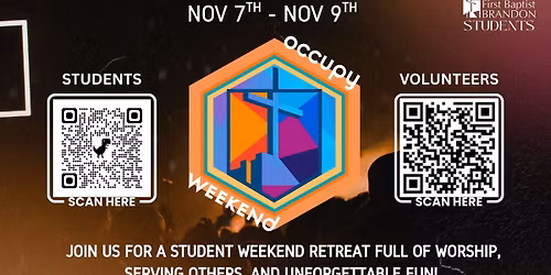 Occupy Weekend Student Retreat