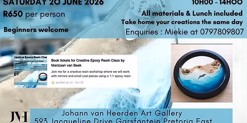 Creative Epoxy Resin Class by Marizaan van Beek