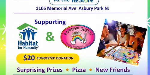 Play Rainbow Quest with us at Habitat for Humanity!