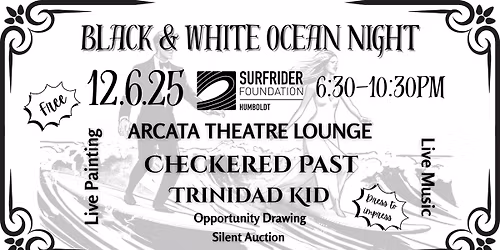 Black & White Ocean Night
