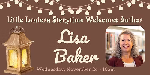 Storytime w\/ Author Lisa Baker