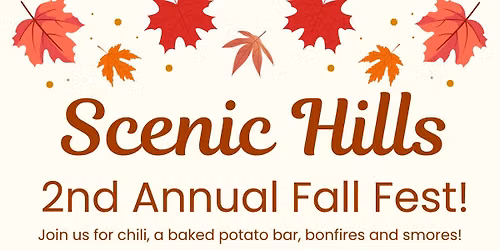 Scenic Hills 2nd Annual Fall Fest!