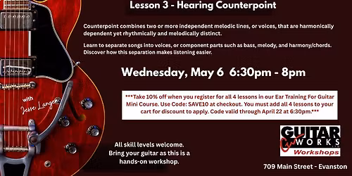 Ear Training for Guitar: Lesson 3 - Hearing Counterpoint
