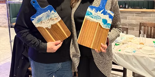 Resin Board Workshop at Sandbanks Winery