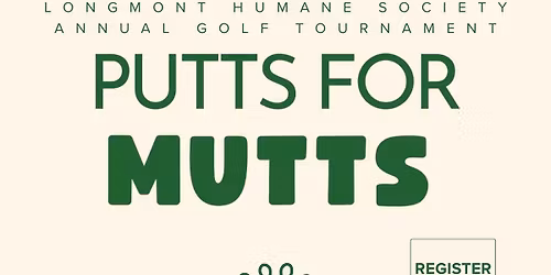 Putts for Mutts, 2026 Golf Tournament