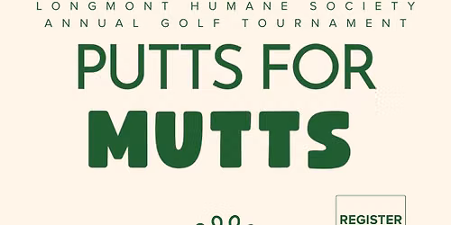 Putts for Mutts, 2026 Golf Tournament