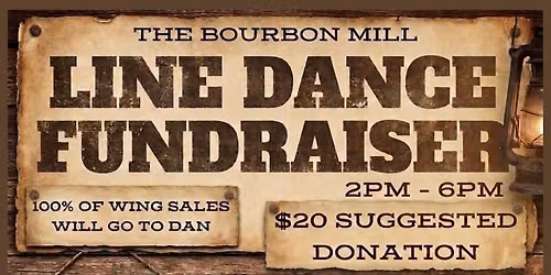Line Dancing Fundraiser at Bourbon Mill 