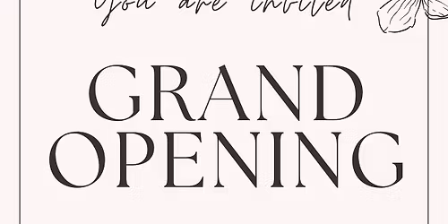 Brenham Hill Events GRAND OPENING 