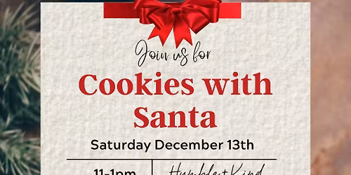 GF Cookies with Santa at Humble + Kind