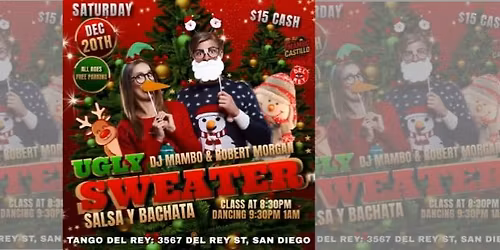 UGLY SWEATER PARTY SATURDAY DEC. 20TH 