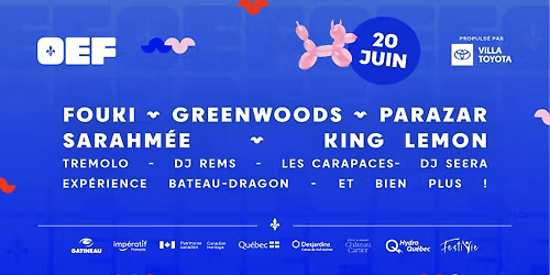 20 juin :  FouKi + GreenWoodz + Parazar + Sarahm\u00e9e