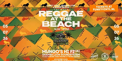 Reggae @ the Beach Shamba & Mungo's Hi Fi 