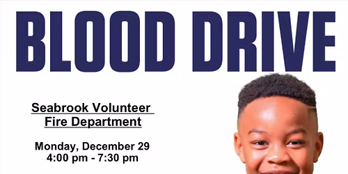 Seabrook VFD Community Blood Drive