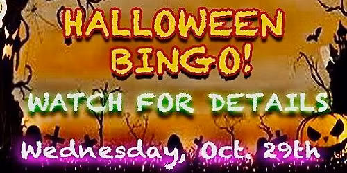 No Frills Halloween Bingo