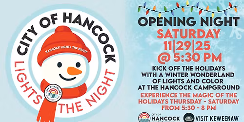 HANCOCK LIGHTS THE NIGHT