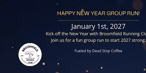 Broomfield Running Club New Year's Day 5K 2027