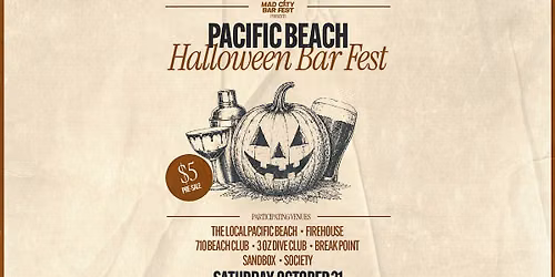 Pacific Beach Halloween Bar Fest