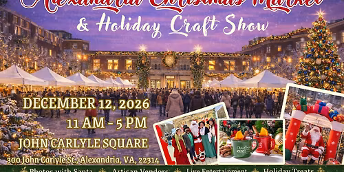 Old Town Alexandria Christmas Market and Holiday Craft Show