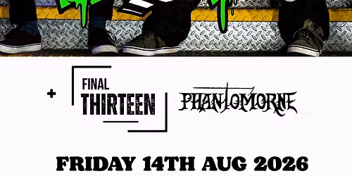 AOA, FINAL THIRTEEN, PHANTOMORNE AT OH YEAH CENTRE BELFAST 14\/8\/26