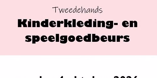 Tweedehands kinderkleding- en speelgoedbeurs van het mamacafé dijk en waard