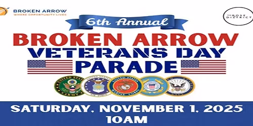 Broken Arrow Veteran's Day Parade by BA Elks Lodge