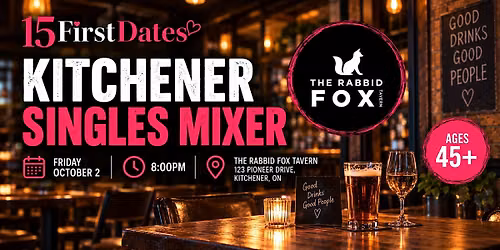 Kitchener Singles Mixer (age 45+)