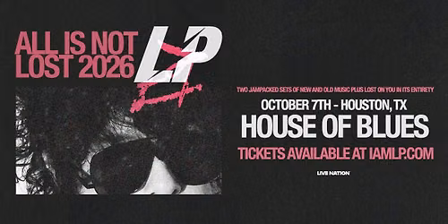 LP - All Is Not Lost Tour