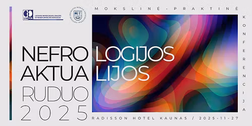 Nefrologijos aktualijos - Ruduo 2025