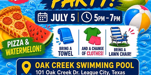 Family pool party