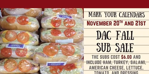 DAC Fall Sub Sale