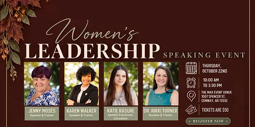 The Women's Leadership Speaking Event