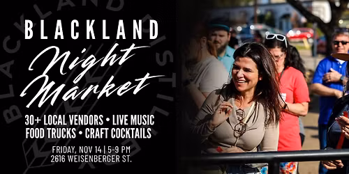Sip & Shop: Blackland's Fall Night Market \ud83e\udd43\ud83c\udf41