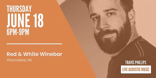 Travis Phillips of Phillips Brothers Band at Red & White Winebar