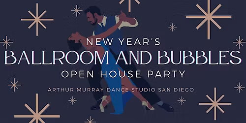 Ballroom and Bubbles Open House Party