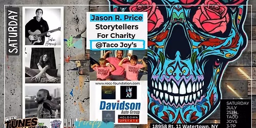 Jason Price Storytellers For Charity!!