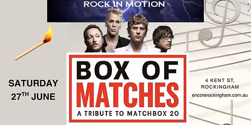 BOX of MATCHES - A Tribute to MATCHBOX 20