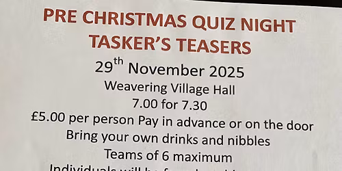 Tasker\u2019s Teasers