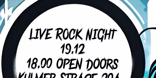 LIVE ROCK NIGNT \/ WHERE\u2019S FRANKIE \/ RISING ALMA \/PALMIRA FURMAN\/ BORN A REBEL\/ 19.12 at SPEAK EASY