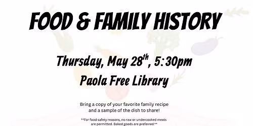 Food & Family History