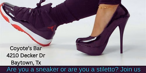 Coyote's Bar Paint Night: Sneakers and Stilettos