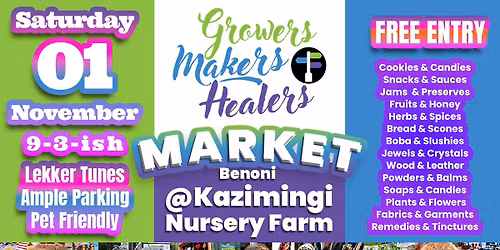Growers Makers Healers Market @ Kazimingi
